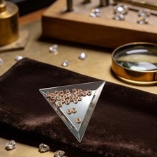 Bead Sorting Tray Triangle Bead Storage Solution Stainless Steel Beads Board for