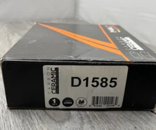Max Advanced Brakes D1585 Carbon Ceramic Disc Brake Pads