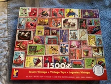 Ceaco Jigsaw Puzzle - Vintage Toys - 1500 pieces - Complete