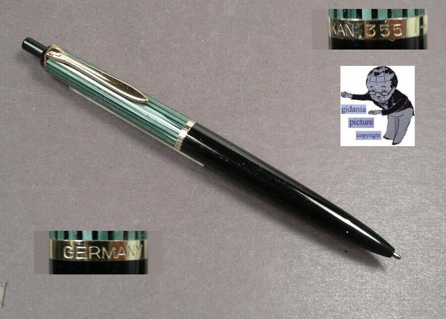 Pelikan 355 ballpoint in green black 1959 | eBay Pelikan 355 ballpoint in green black 1959 | eBay