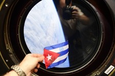 Cuban flag FLOWN in space aboard Soyuz MS-20/International Space Station