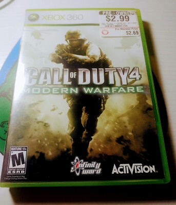 Call of Duty 4 Modern Warfare (Microsoft Xbox 360, 2007)  