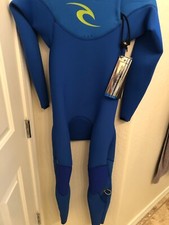 Rip Curl E-Bomb Pro Zip Free 3/2 Wetsuit Small, Blue New w/ Tags