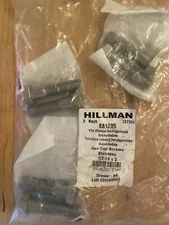 6x The Hillman Group Stainless Steel Hex Cap Screws,  1/2 -13 x 2" 881795