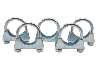 Bügelschellen M8 45mm - Verzinkte U-Bolt Clamps Für Auspuff & Rohre