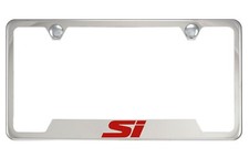 Chrome License Plate Frame For Civic Si Chrome License Plate Frame For Civic Si