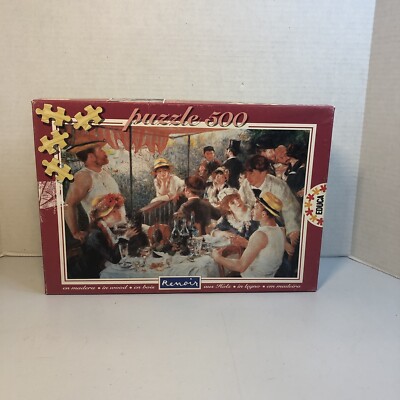 Educa Wood Jigsaw Puzzle 500 Pieces Renior Le Dejeuner des Canotiers 57 x 38 cm