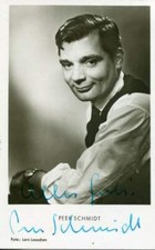 Peer Schmidt (+) autograph, German ACTOR, signed vintage photo