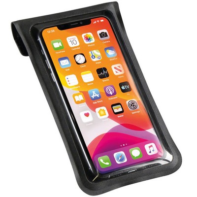 KLICKFIX Phone Bag Light M m. Adapter+Drehkupplung transparent/schwarz