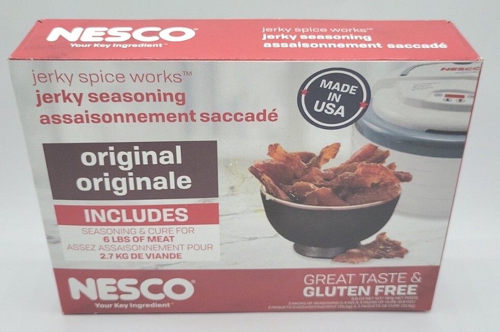 NESCO Jerky Seasoning Original Flavor (3 Pack). Factory Sealed New