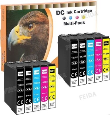 Patronen zu Epson T1281-1284 XXL Stylus Office BX 305 FW SX 130 SX 235 SX 420W