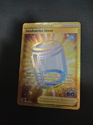 POKEMON Ei Inkubator 087/078 Selten Gold ITA Pokémon Go 2022