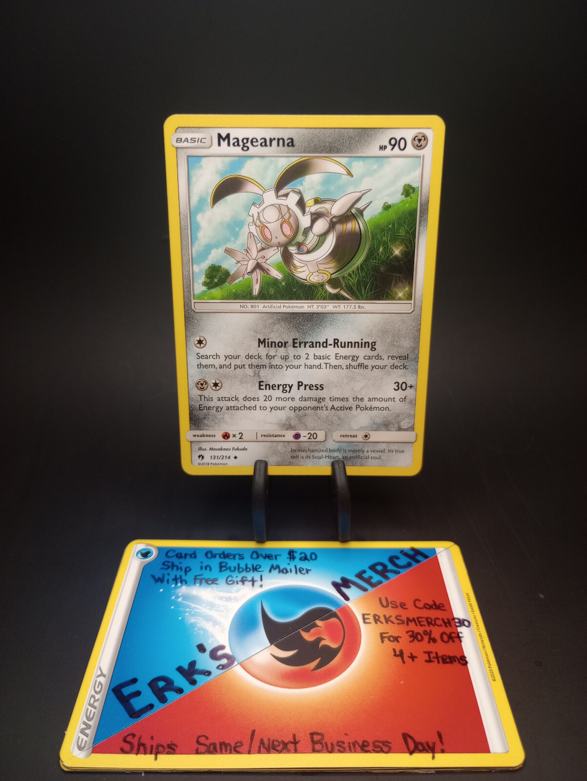 Magearna 131/214 Lost Thunder NM Regular Uncommon Pokemon Card 