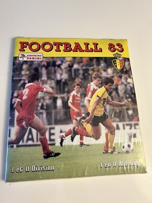 Album Panini 1983 Belgium Football 83 Rare Vintage Factory Sealed
