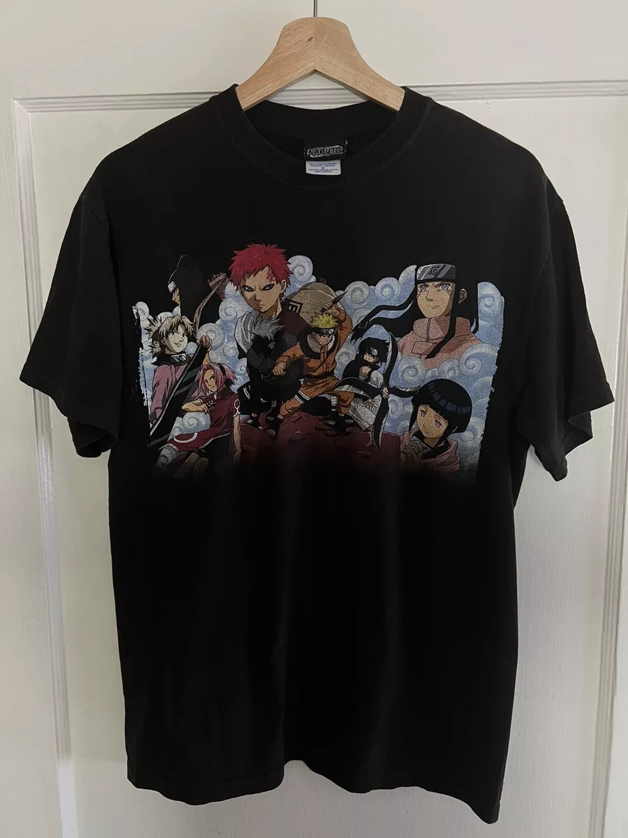 vintage anime naruto t shirt size Medium