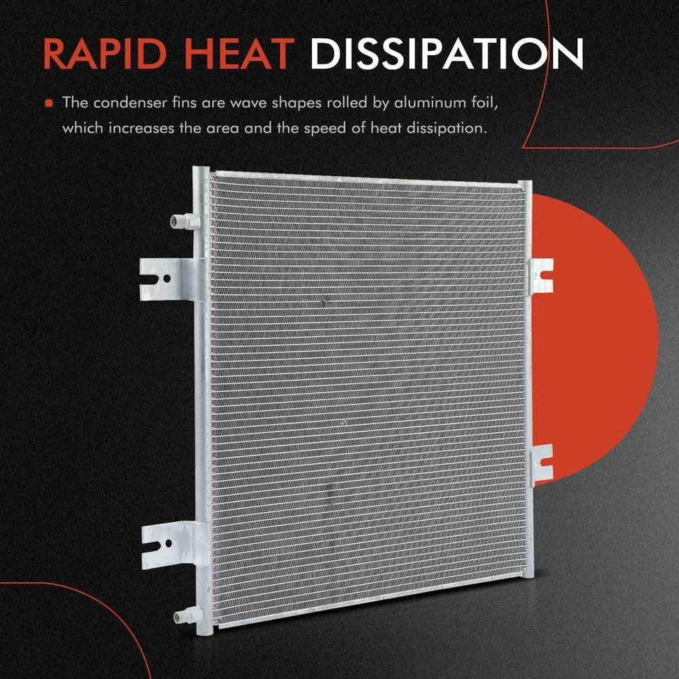 Novo condensador AC com suporte para Freightliner MT45 MT55 2011-2013 2267959000 - Imagem 4 de 4