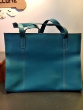 WILSON LEATHER PELLE STUDIO LARGE VINTAGE STYLE TOTE BAG  2-2 