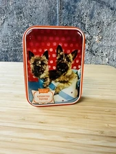 Vintage Edward Sharp & Sons LTD Dog Cairn Terrier Toffee Tin made in England