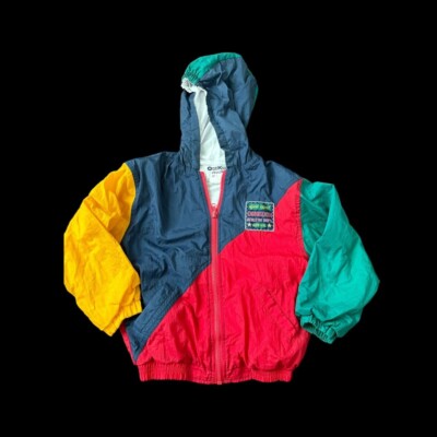 Vintage Oshkosh Rain Jacket Colorblock