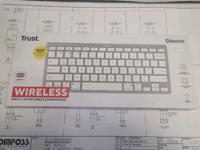 TRUST Ultra-Thin Wireless Bluetooth Keyboard QWERTZ (ref:186)