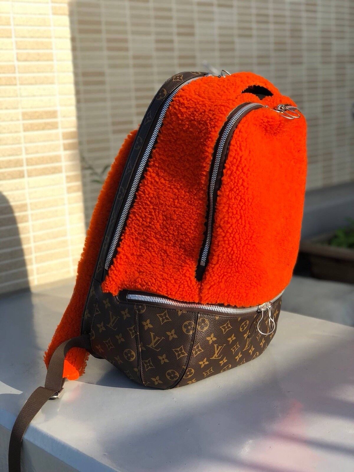 Louis Vuitton Marc Newsom Orange Shearling Backpack at 1stDibs  louis  vuitton fur backpack, orange louis vuitton backpack, louis vuitton backpack  orange