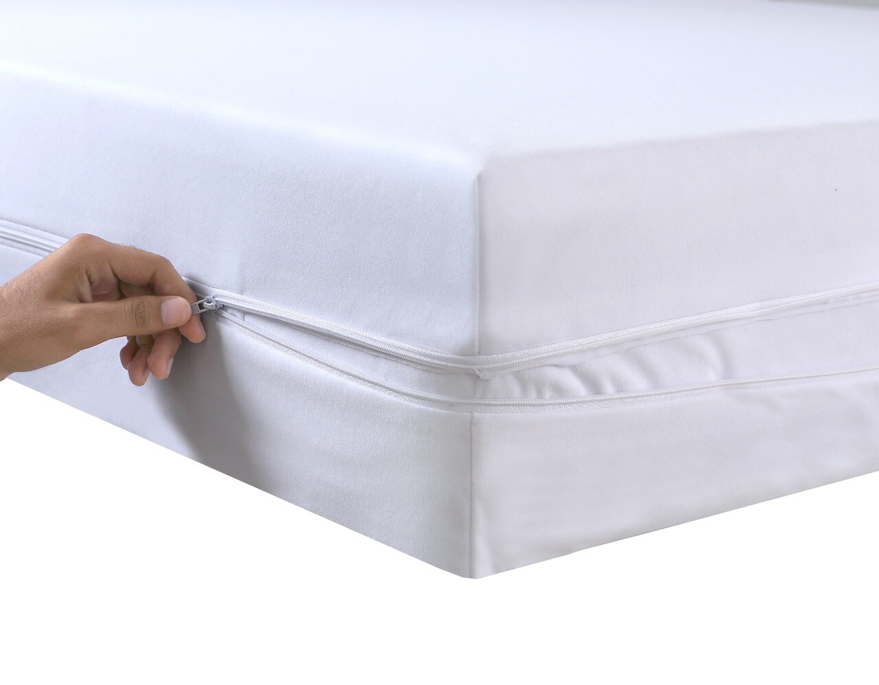 Waterproof Zipped Mattress Cover Anti bed Bug zip matress Protector