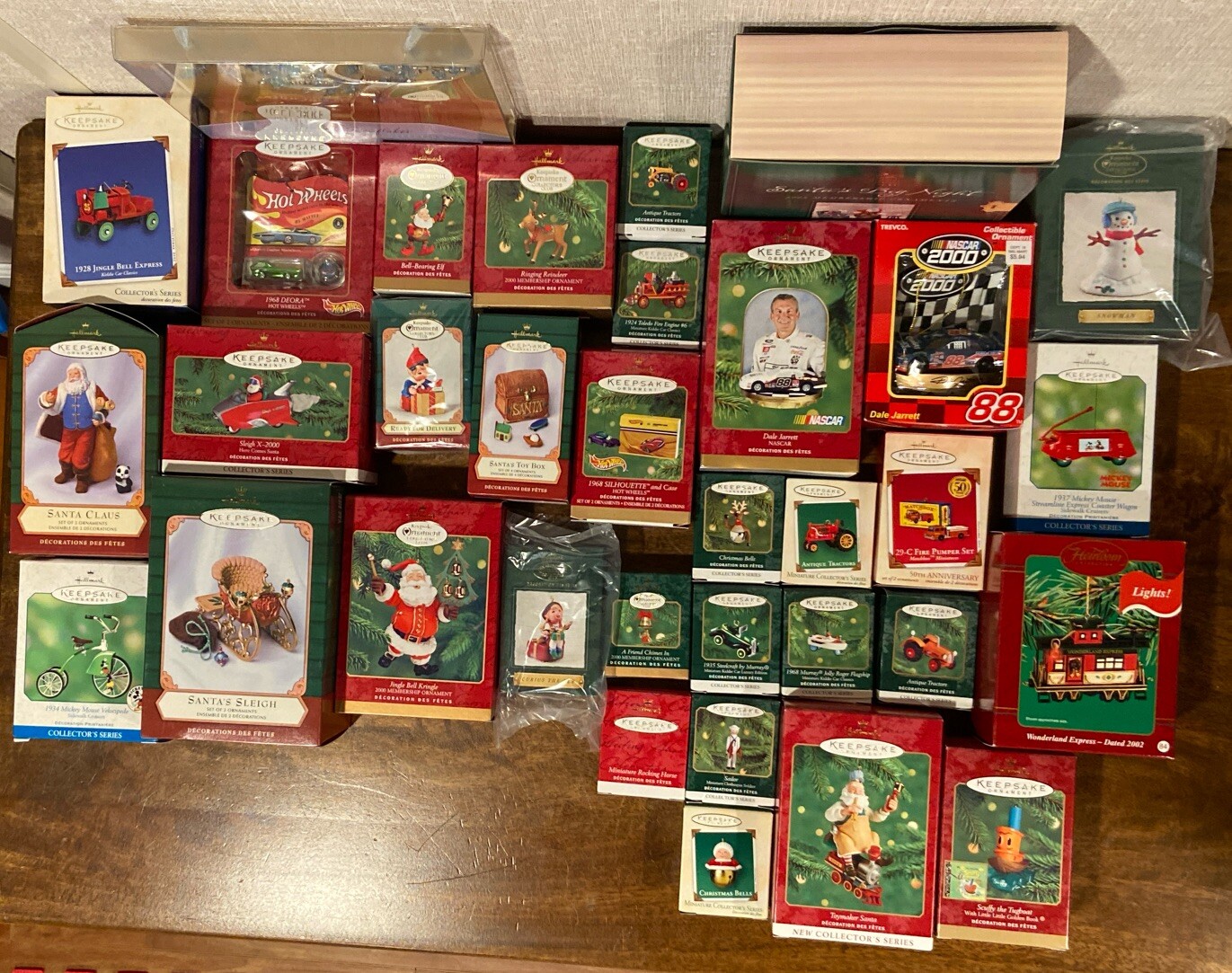 Large Lot Of 34 Collectible Hallmark Keepsake Ornaments In Original