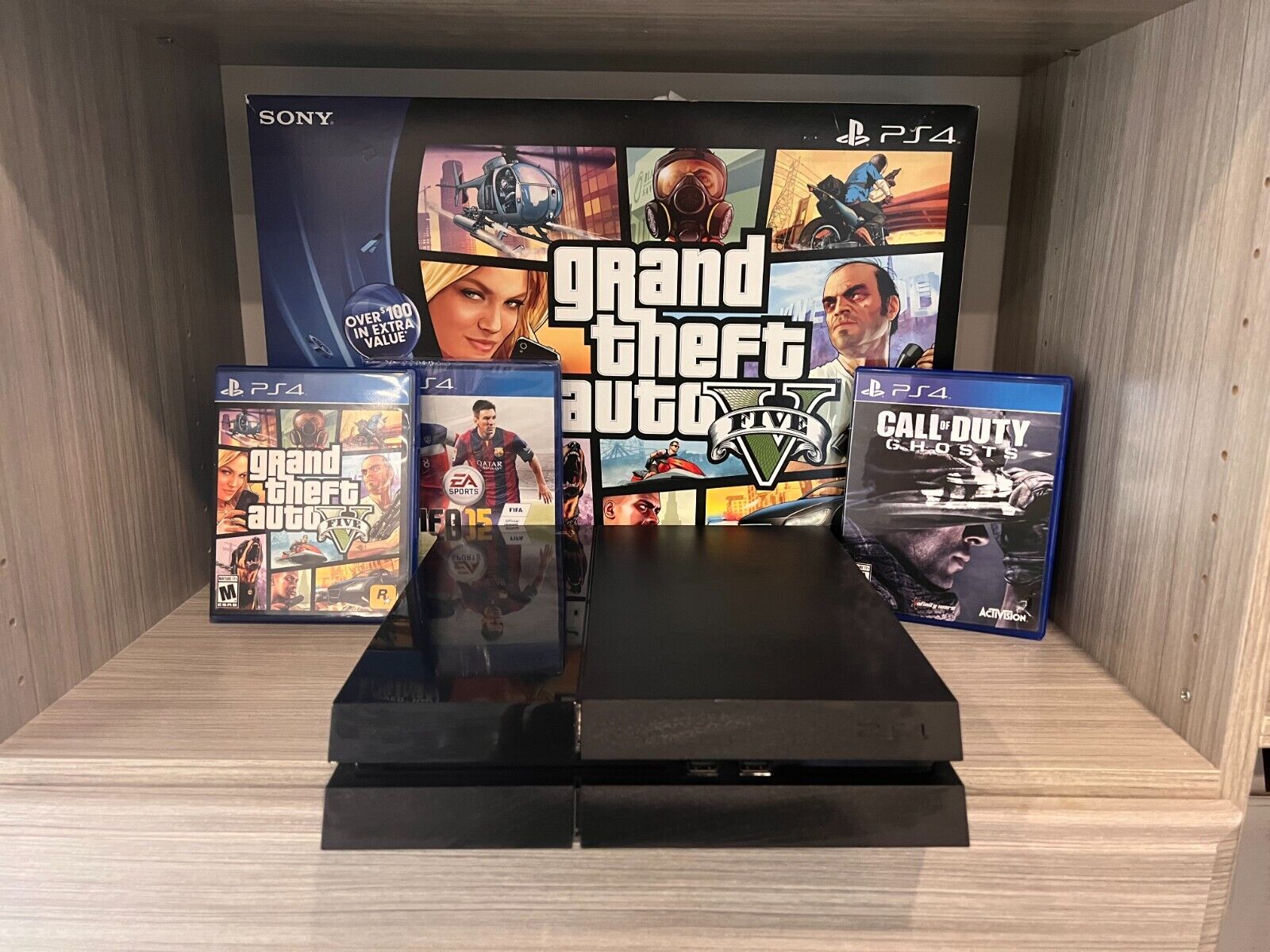 Grand Theft Auto V Playstation 4 PS4 Black Friday Bundle & Last of Us NEW  GTA 5 711719500025