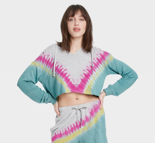 Women's Cropped Tie-Dye Butter French 