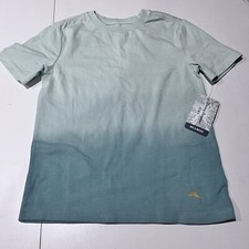 Tommy Bahama kids ombre t shirt short sleeve aqua color small 5-6 yr new