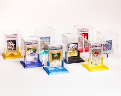 HALO Card Display Case | Fits Graded PSA, BGS, CGC, & Top Loaders | 99% UV Guard