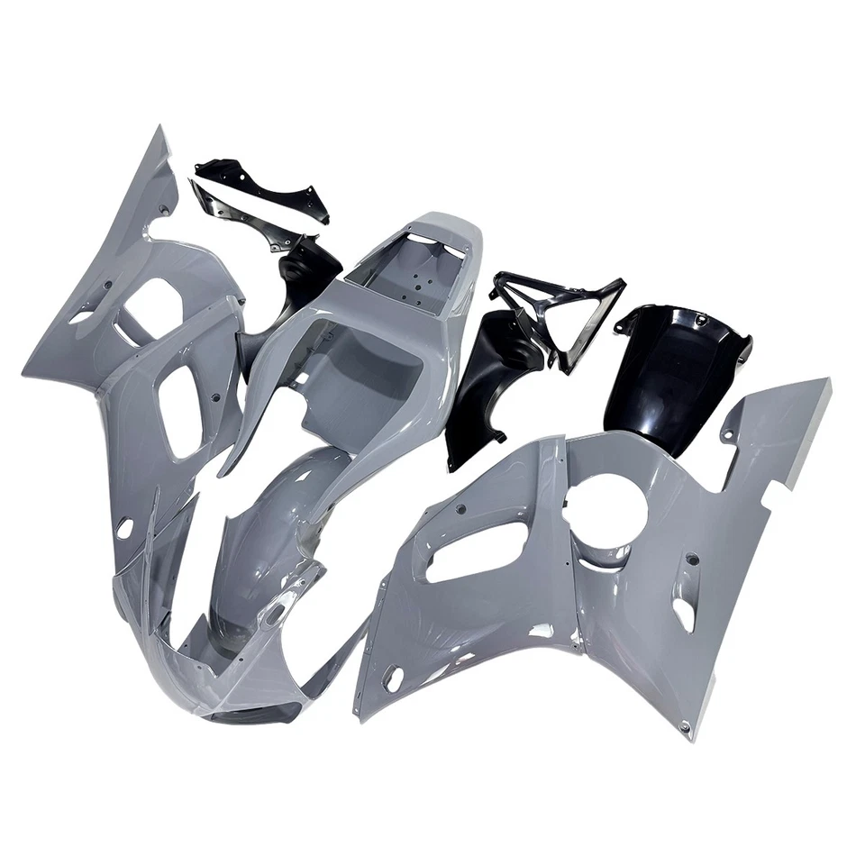 Kit de carenado gris cemento para carrocería de inyección de plástico Yamaha YZF R6 1998-2002 Foto 3 de 4