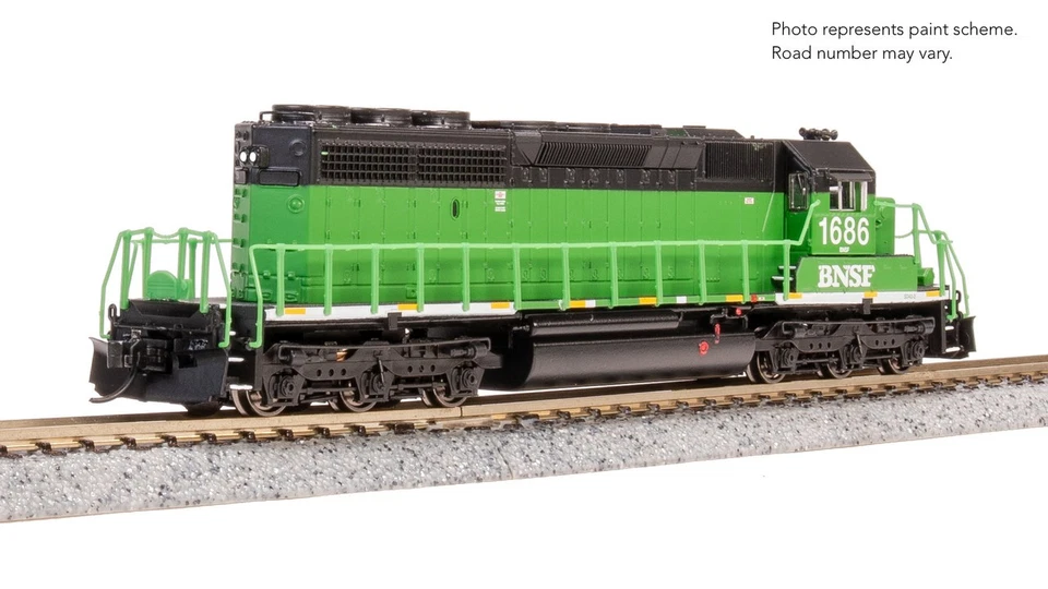 Broadway Limited  9483 N BNSF EMD SD40-2 Diesel Locomotive 1686 (Analog DC) - Image 2 of 2
