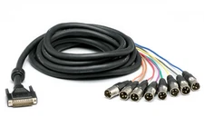 Lynx CBL-AOUT85 Aurora Converters 8-Channel XLR Analog Output Cable