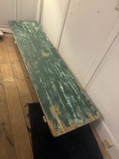 Vintage Reclaimed Coastal Bench / Rustic Distressed Wooden Bench / Hallway Seat