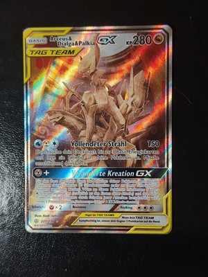 Pokémon Arceus&Dialga&Palkia GX Tag Team CEC 221/236 Deutsch - Good