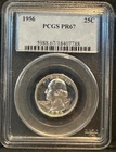 1956 SILVER Washington Quarter PCGS PR67