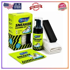 X-SMILE Premium Foam Shoe Cleaner Kit 100ml for Leather Canvas Mesh with Brush