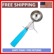 18/8 Stainless Steel Portion Control Scoop - 2 oz Ideal for Cookies & Ice Cream