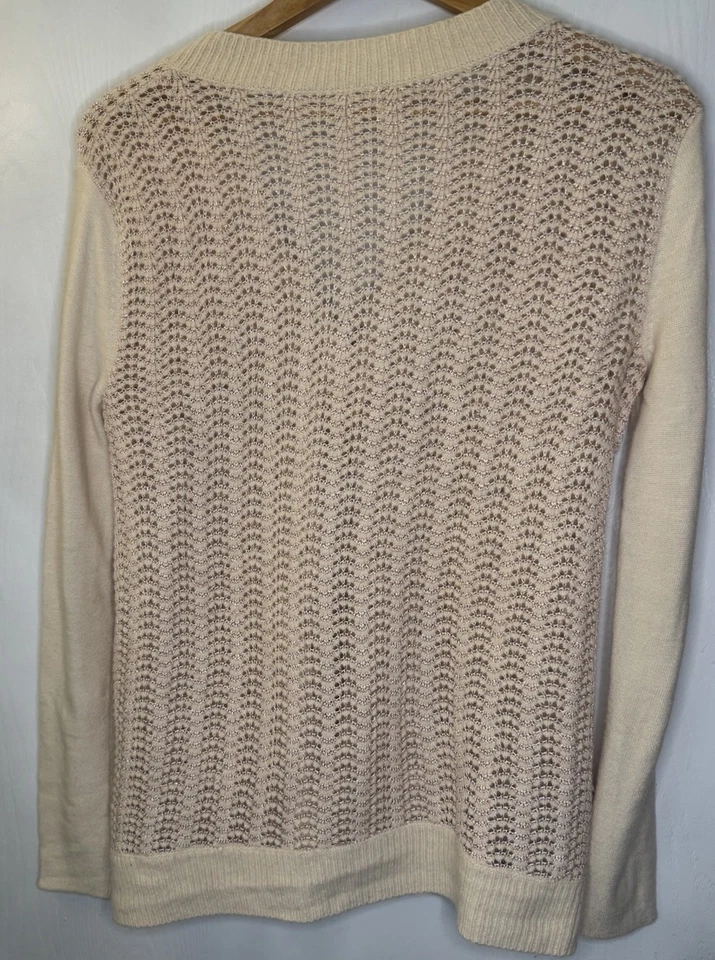 Suéter para mujer Free People pequeño cárdigan sauce caroline mezcla de lana bohemia Foto 4 de 4