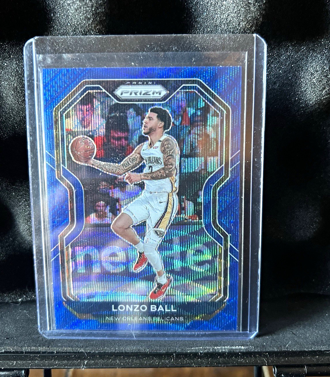Panini 2020-21 Prizm Lonzo Ball New Orleans Pelicans Blue Prizm #224