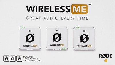 Rode Wireless ME Dual kabelloses Mikrofon-System GainAssist-Technologie bis 100m