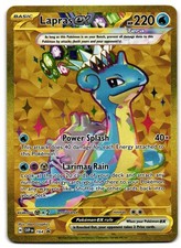 lapras ex pokemon card value - 158/142 - Stellar Crown Ultra Rare Card Type Lapras EX Ultra Rare (158)
