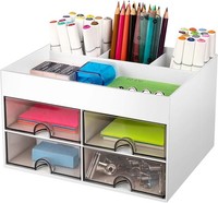 Miiepls Schreibtisch Organizer, Schreibtisch Organizer Mit Schublade,