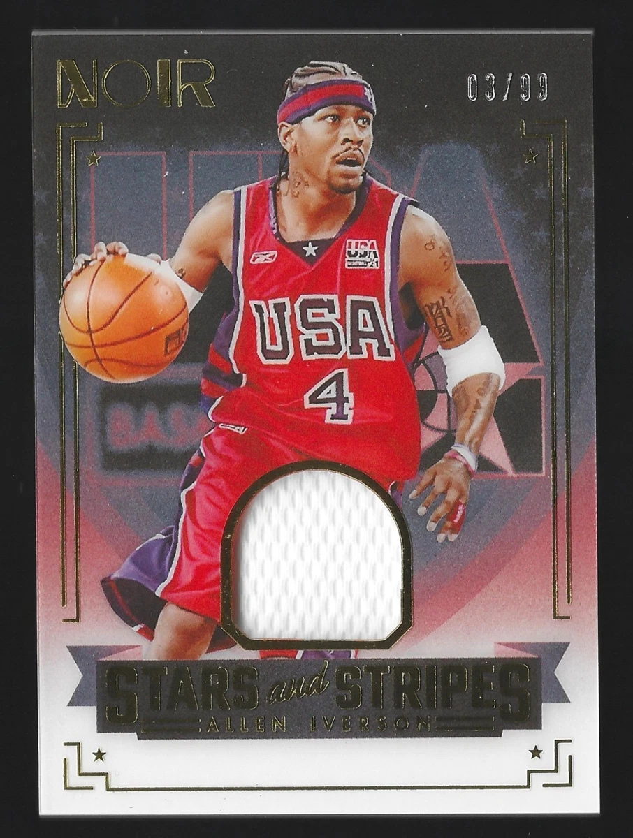 Panini Allen Iverson Basketball Trading Cards Sports Memorabilia