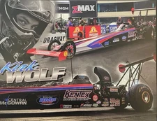"VRHTF NHRA SUPER COOL AWESOME KIRK WOLF A FUEL DRAGSTER HAND OUT"