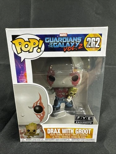 Funko Pop! Guardians of the Galaxy Vol 2 Drax Holding Groot FYE Exclusive #262