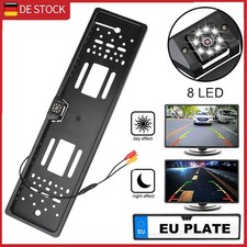 Funk 170° IR LED Rückfahrkamera kennzeichen kabellos Einparkhilfe Nummernschild~