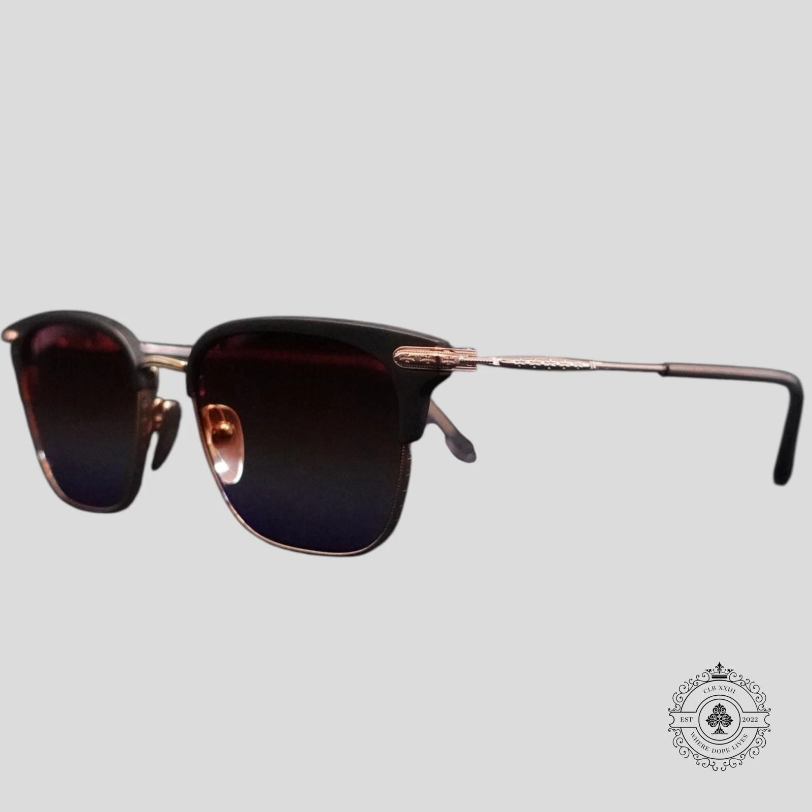 Chrome Hearts Muffbuffin' Glasses in Gold