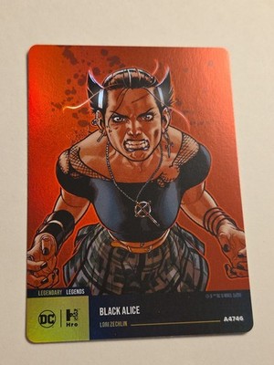 Black Alice DC Hybrid Card Chapter 4 Legendary Legends A4746